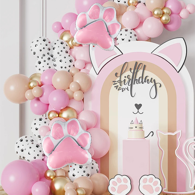 Balloon Arch Kit - 91 stuks Nieuwe Meow Kat Thema