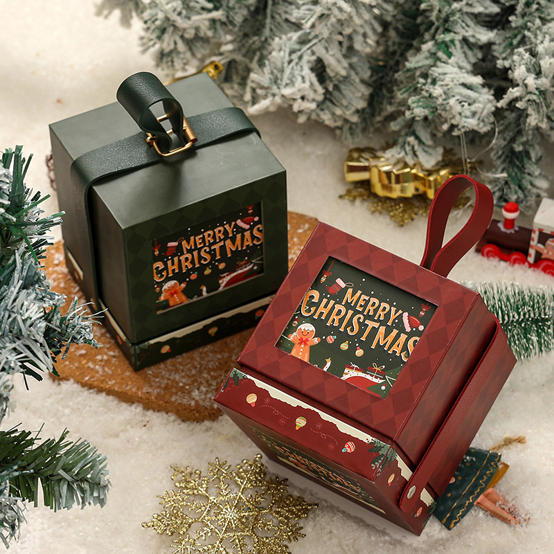 Event Party Box - Kerst Snoepdoos Kerstavond Appels Cadeau Verpakkingsdoos