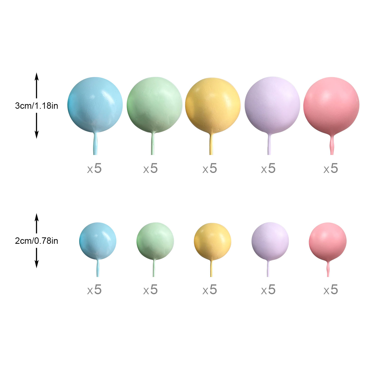 50 stuks kleurrijke ballon reg - Event & Party Supply recensie en prijs