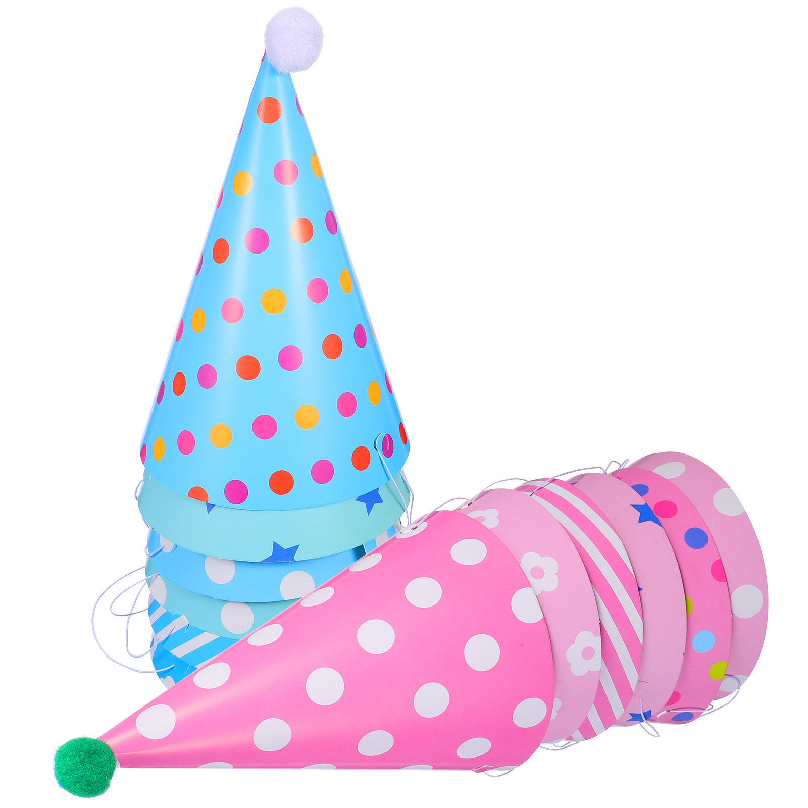 12 stuks verjaardagshoedjes, f - Party Hat Cone recensie en prijs