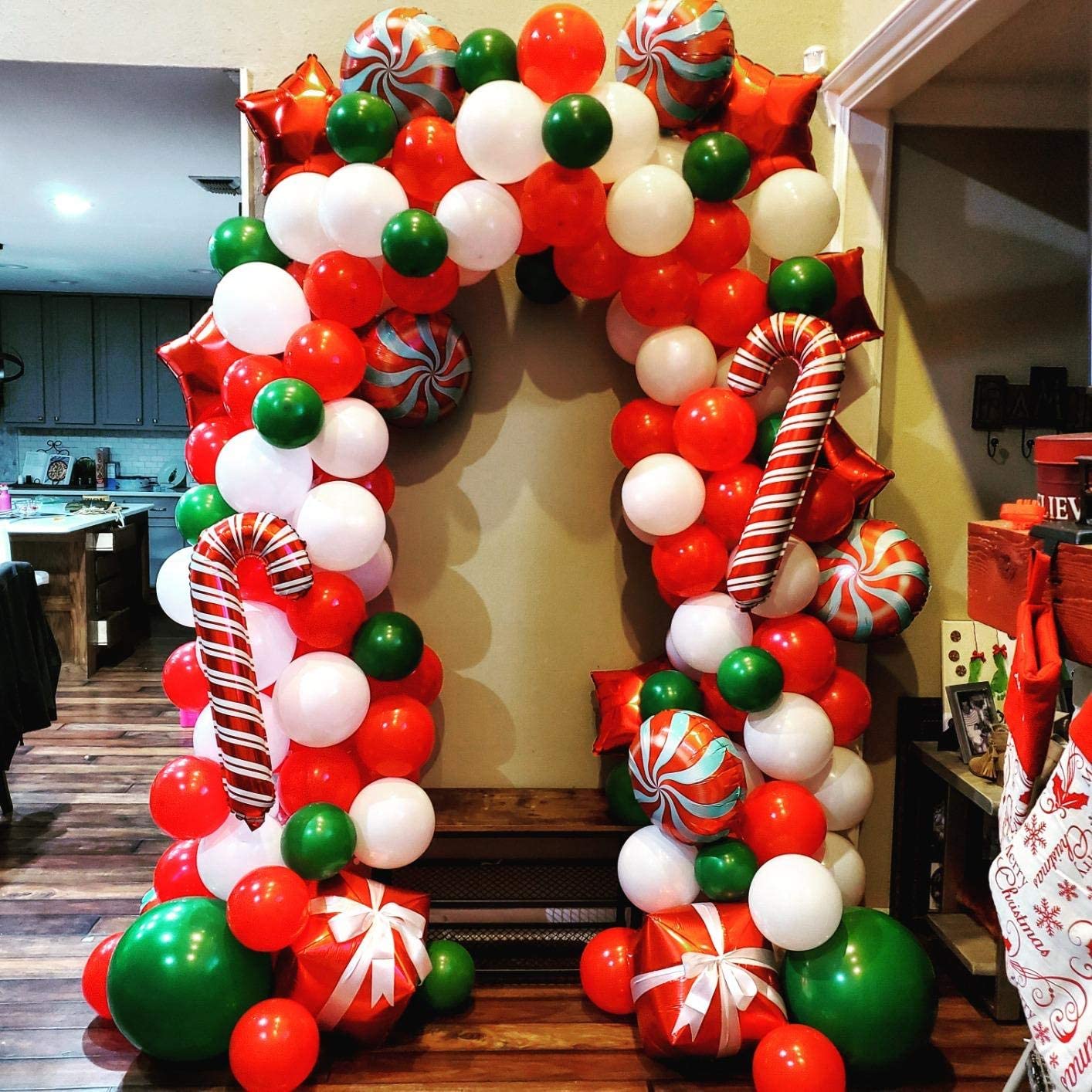 1Set Vrolijke Kerst Ballon Sli - Balloon Arch Kit recensie en prijs