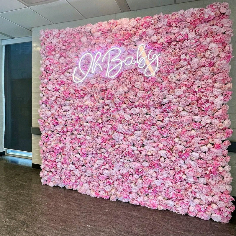 Paars Roze Kunstmatige Bloem W - Flower Wall Panel recensie en prijs
