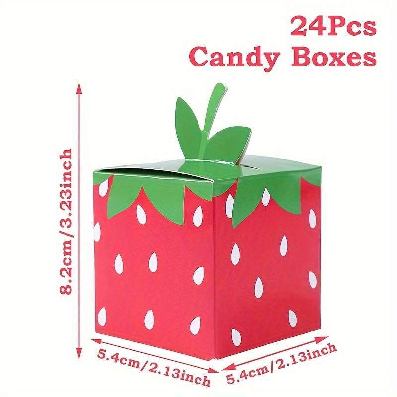 12/24PCS Zoet Fruit Aardbei Th - Event Party Box recensie en prijs