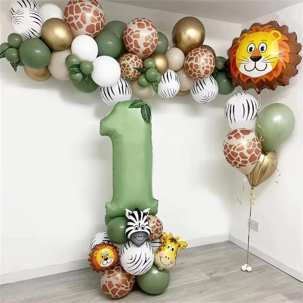 Jungle dieren verjaardag ballo - Balloon Arch Kit recensie en prijs