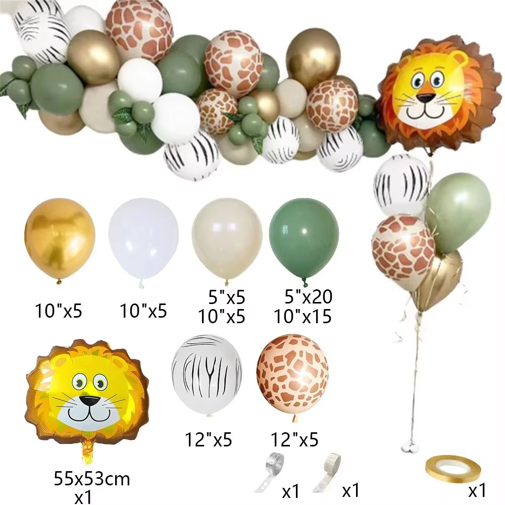 Jungle dieren verjaardag ballo - Balloon Arch Kit recensie en prijs